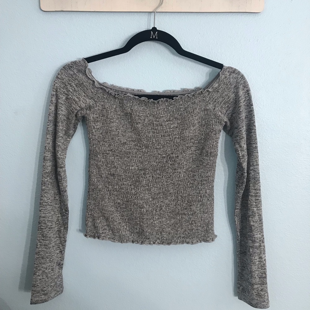 Hollister off the shoulder shirt